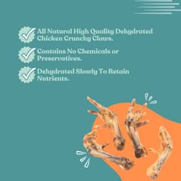 BFAB Dehydrated Crunchy Claws - Chicken Claws for Dogs 2